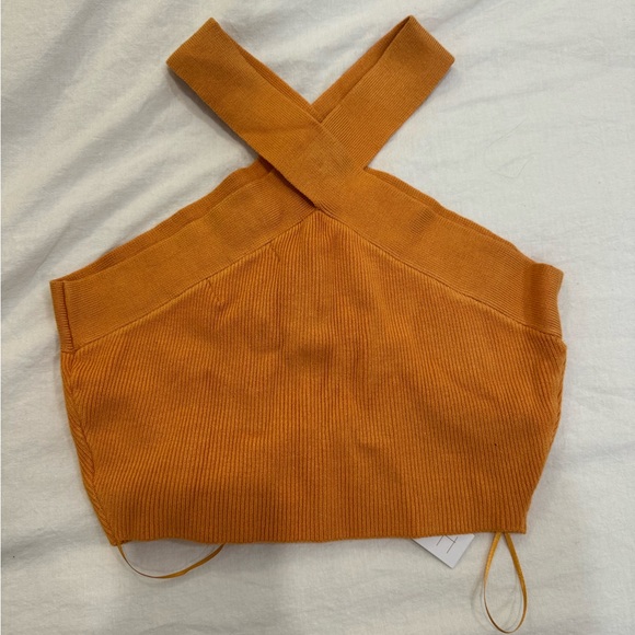 NWT House of Harlow orange cross tank size s - Picture 2 of 3